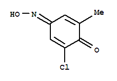 (4Z)-2-氯-4-(羥基亞胺)-6-甲基-2,5-環(huán)己二烯-1-酮結(jié)構(gòu)式_861366-88-3結(jié)構(gòu)式