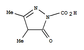 3,4-Dimethyl-5-oxo-4,5-dihydro-1h-pyrazole-1-carboxylic acid Structure,861383-10-0Structure