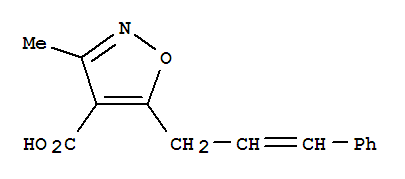 3-Methyl-5-[(2e)-3-phenyl-2-propen-1-yl]-1,2-oxazole-4-carboxylic acid Structure,861545-41-7Structure