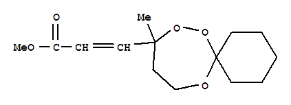 2-Propenoic acid,3-(9-methyl-7,8,12-trioxaspiro[5.6]dodec-9-yl)-,methyl ester Structure,869661-36-9Structure