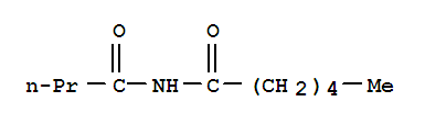 Hexanamide,n-(1-oxobutyl)- Structure,872097-89-7Structure