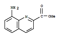 (9ci)-8-氨基-2-喹啉羧酸甲酯結(jié)構(gòu)式_87831-39-8結(jié)構(gòu)式