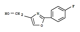 [2-(4-Fluoro-phenyl)-oxazol-4-yl]-methanol Structure,885273-80-3Structure