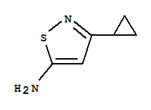 3-Cyclopropylisothiazol-5-amine Structure,887405-00-7Structure