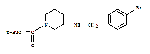 1-Boc-3-(4-bromo-benzylamino)-piperidine Structure,887584-43-2Structure