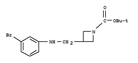 1-Boc-3-[(3-bromophenyl-amino)-methyl]-azetidine Structure,887589-70-0Structure