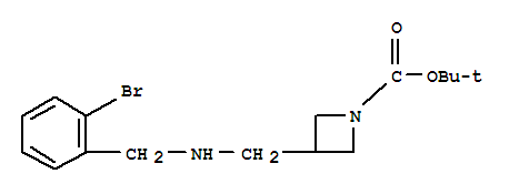 1-Boc-3-[(2-bromobenzyl-amino)-methyl]-azetidine Structure,887589-78-8Structure