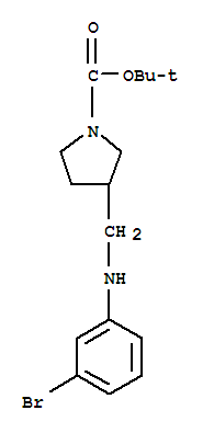 1-Boc-3-[(3-bromophenyl-amino)-methyl]-pyrrolidine Structure,887590-72-9Structure