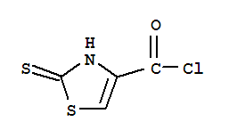 4-Thiazolecarbonyl chloride, 2-mercapto-(7ci) Structure,88982-85-8Structure