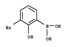 3-Bromo-2-hydroxyphenyl boronic acid Structure,89488-24-4Structure