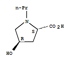 反式-(9ci)-4-羥基-1-丙基-L-脯氨酸結(jié)構(gòu)式_90245-00-4結(jié)構(gòu)式