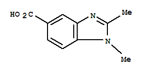 1,2-Dimethyl-1H-benzoimidazole-5-carboxylic acid Structure,90915-18-7Structure