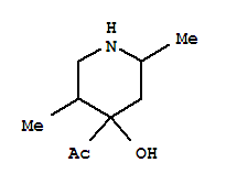 (7ci)-4-羥基-2,5-二甲基-4-哌啶甲酮結(jié)構(gòu)式_90950-32-6結(jié)構(gòu)式