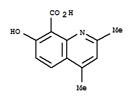 8-Quinolinecarboxylicacid,7-hydroxy-2,4-dimethyl-(7ci) Structure,91569-72-1Structure