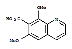 (7ci,9ci)-6,8-二甲氧基-7-喹啉羧酸結(jié)構(gòu)式_91570-01-3結(jié)構(gòu)式