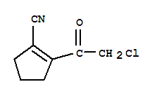 1-Cyclopentene-1-carbonitrile, 2-chloroacetyl- (6ci)Structure,98545-90-5Structure 1-Cyclopentene-1-carbonitrile, 2-chloroacetyl- (6ci) Structure,98545-90-5Structure