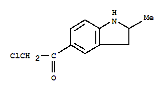 (6ci)-氯甲基 2-甲基-5-吲哚基酮結(jié)構(gòu)式_99859-71-9結(jié)構(gòu)式