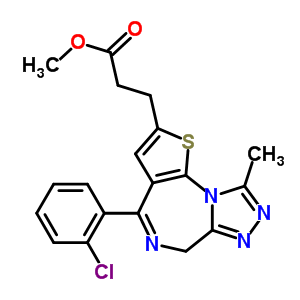 4-(2-Chlorophenyl)-9-methyl-6h-thieno[3,2-f][1,2,4]triazolo[4,3-a][1,4]diazepine-2-propanoic acid methyl ester Structure,100827-83-6Structure