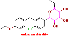 (2S,3R,4R,5S,6R)-2-(4-氯-3-(4-乙氧基芐基)苯基)-6-(甲基硫代)四氫-2H-吡喃-3,4,5-三醇結(jié)構(gòu)式_1018899-04-1結(jié)構(gòu)式