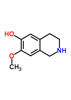 6-Isoquinolinol 1,2,3,4-tetrahydro-7-methoxy- hydrochloride Structure,1078-27-9Structure