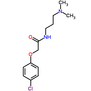 2-(4-Chlorophenoxy)-n-(3-dimethylaminopropyl)acetamide Structure,1149-65-1Structure