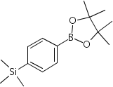 4-Trimethylsilylbenzeneboronic acid pinacol ester Structure,1186026-67-4Structure