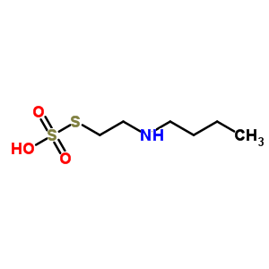 Thiosulfuric acid s-[2-(butylamino)ethyl] ester Structure,1190-88-1Structure