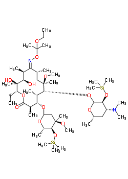 Erythromycin結(jié)構(gòu)式_119699-81-9結(jié)構(gòu)式