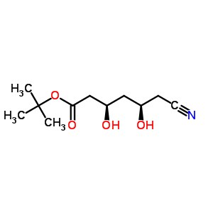 (3R,5r)-6-cyano-3,5-dihydroxy-hexanoic acid tert-butyl ester Structure,125971-93-9Structure