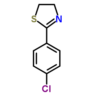 2-(4-Chlorophenyl)thiazoline Structure,13084-29-2Structure