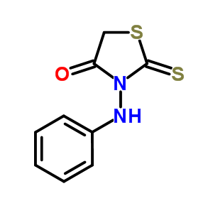 4-Thiazolidinone,3-(phenylamino)-2-thioxo- Structure,13097-10-4Structure