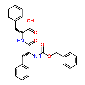 3-Phenyl-2-[(3-phenyl-2-phenylmethoxycarbonylamino-propanoyl)amino]propanoic acid Structure,13122-88-8Structure