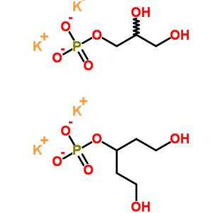 甘油磷酸鉀結(jié)構(gòu)式_1319-70-6結(jié)構(gòu)式