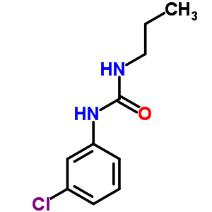 n-(3-氯苯基)-n-丙基-脲結(jié)構(gòu)式_13208-26-9結(jié)構(gòu)式