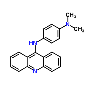 9-(P-dimethylaminoanilino)acridine Structure,13365-38-3Structure