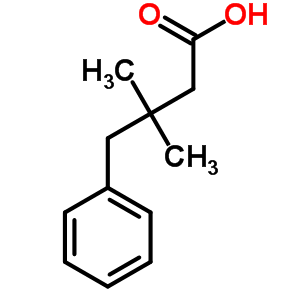 3,3-Dimethyl-4-phenyl-butanoic acid Structure,13540-66-4Structure