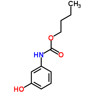 Butyl N-(3-hydroxyphenyl)carbamate Structure,13683-93-7Structure