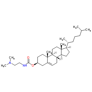 [(3S,8s,9s,10r,13r,14s,17r)-10,13-dimethyl-17-[(2r)-6-methylheptan-2-yl]-2,3,4,7,8,9,11,12,14,15,16,17-dodecahydro-1h-cyclopenta[a]phenanthren-3-yl] n-(2-dimethylaminoethyl)carbamate Structure,137056-72-5Structure