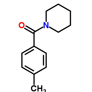 Methanone,(4-methylphenyl)-1-piperidinyl- Structure,13707-23-8Structure