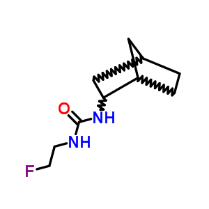 n-雙環(huán)[2.2.1]庚-2-基-n-(2-氟乙基)-脲結(jié)構(gòu)式_13907-96-5結(jié)構(gòu)式