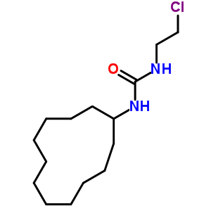 1-(2-氯乙基)-3-環(huán)十二基-脲結(jié)構(gòu)式_13908-29-7結(jié)構(gòu)式