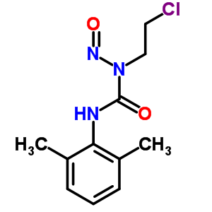 1-(2-氯乙基)-1-亞硝基-3-(2,6-二甲苯基)-脲結(jié)構(gòu)式_13909-20-1結(jié)構(gòu)式