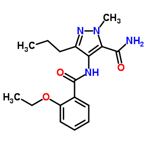 4-(2-乙氧基-苯甲?；被?-2-甲基-5-丙基-2H-吡唑-3-羧酸酰胺結(jié)構(gòu)式_139756-03-9結(jié)構(gòu)式