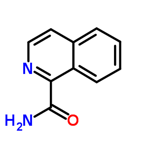 1-異喹啉羧酰胺結(jié)構(gòu)式_1436-44-8結(jié)構(gòu)式