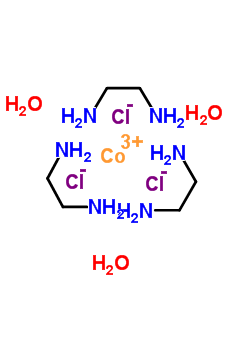 Tris(ethylenediamine)cobalt(Ⅲ) chloride trihydrate Structure,14883-80-8Structure