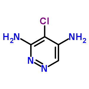 3,5-Pyridazinediamine,4-chloro- Structure,1500-83-0Structure