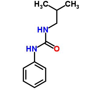 N-(2-甲基丙基)-N-苯基-脲結構式_15054-53-2結構式