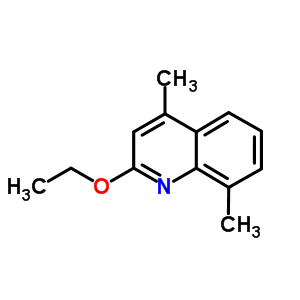 Quinoline,2-ethoxy-4,8-dimethyl- Structure,15113-01-6Structure