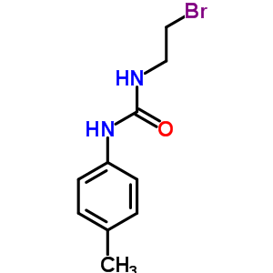 n-(2-溴乙基)-n-(4-甲基苯基)-脲結構式_15145-44-5結構式