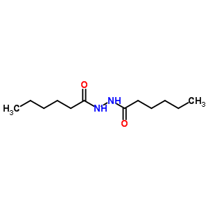 Hexanoic acid,2-(1-oxohexyl)hydrazide Structure,1530-76-3Structure